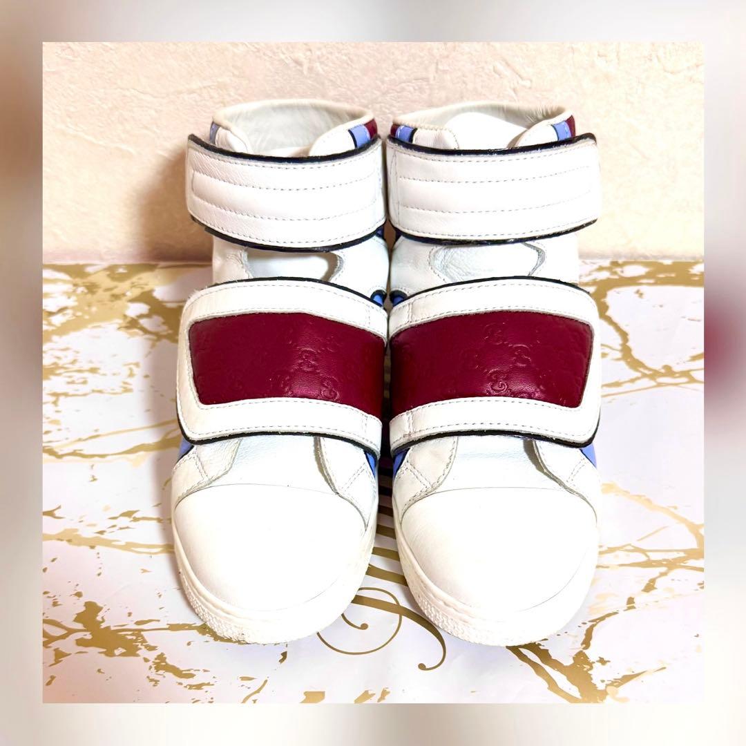 ルルロロ様 (美品) GUCCI kids キッズ スニーカ 30 19cm