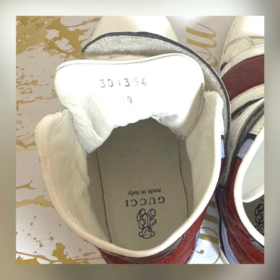 ルルロロ様 (美品) GUCCI kids キッズ スニーカ 30 19cm