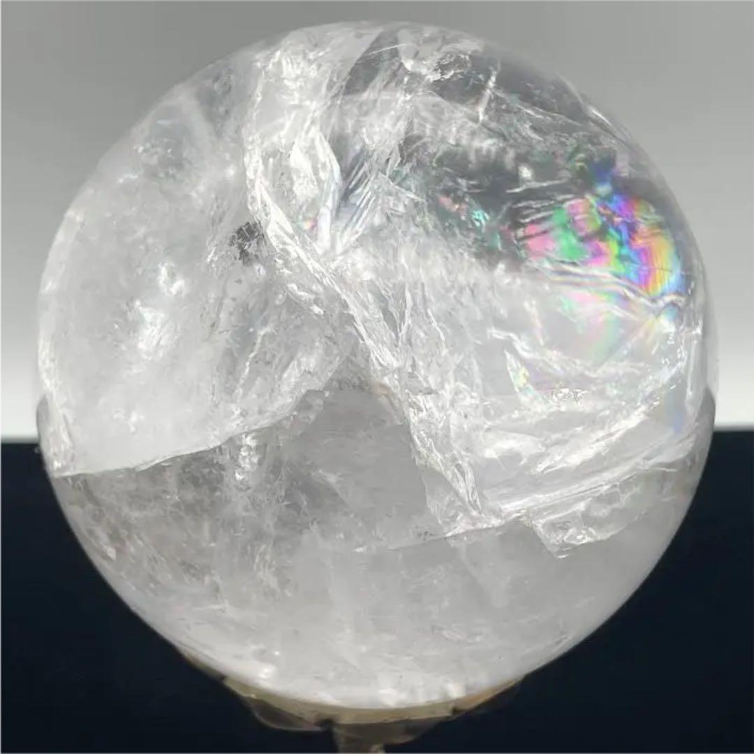 天然レインボークォーツ（丸玉）