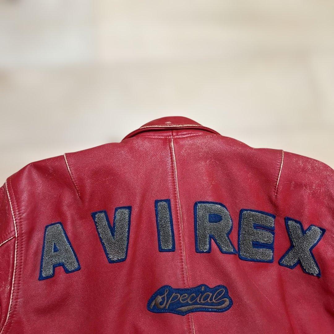 AVIREX U.S.A. レザー スタジャン