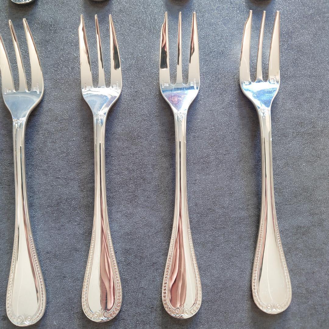 美品 クリストフル マルメゾン ケーキフォークコーヒースプーン 未開封含 12点