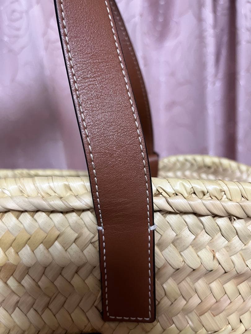 ロエベ　LOEWE カゴバック　ミディアム　美品　保存袋＆ショッパーあり