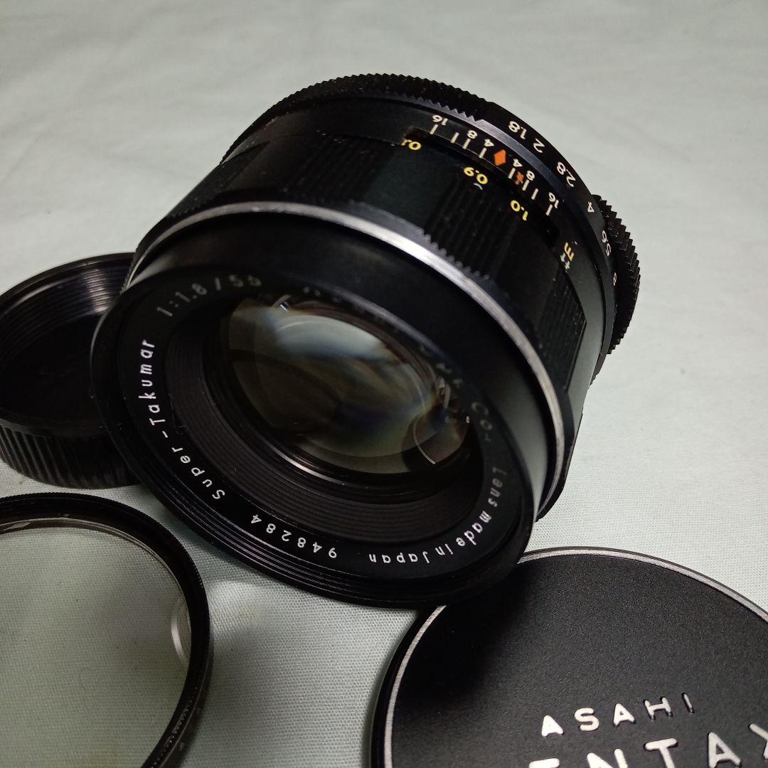 実写済　希少 前期型 スーパー タクマー 1:1.8/55 完動美品