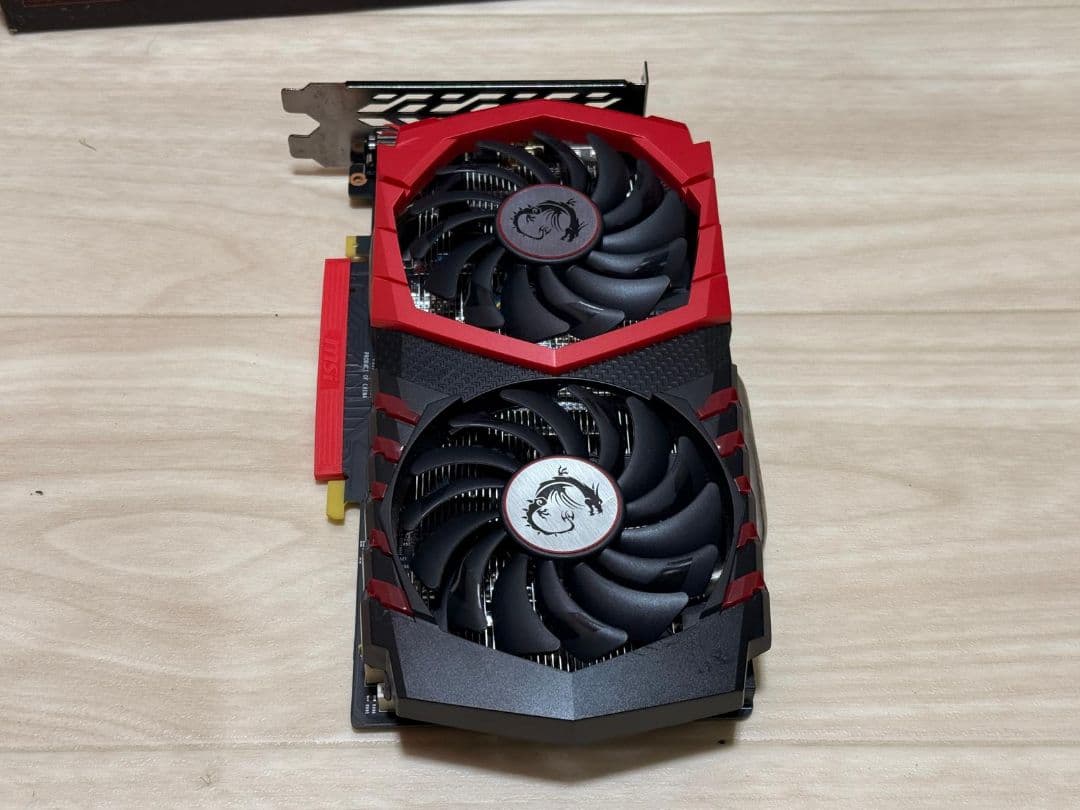 MSI GeForce GTX 1050 Ti Gaming X 動作確認済み