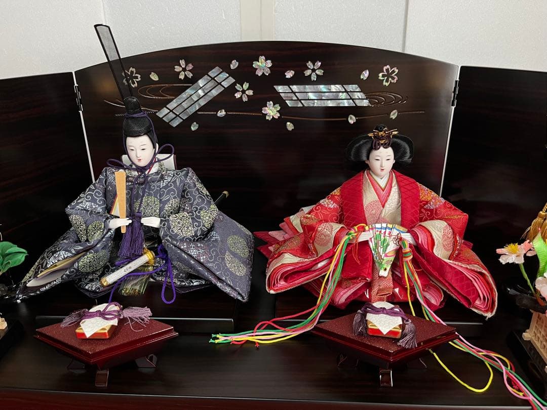 親王飾り　桜筏(さくらいかだ)セット