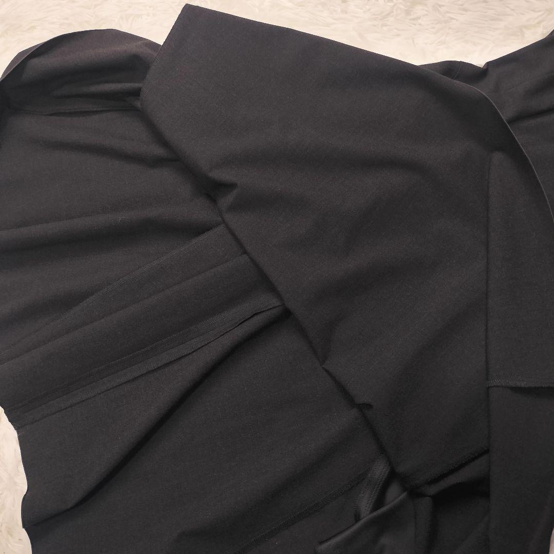 FOXEY NEWYORK フォクシー フレアワンピース 40 チャコールグレー