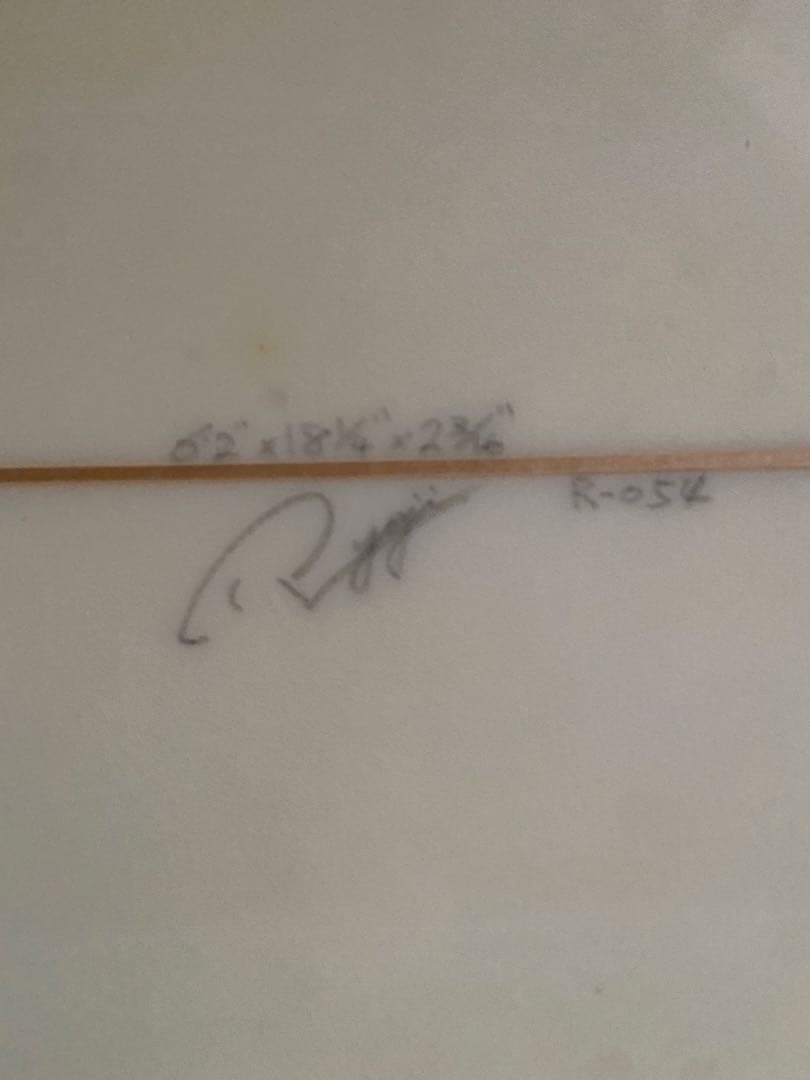 ジャスティス　RH 6'2\" ショートボード ケース付き