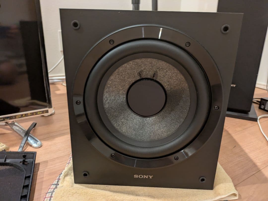 24年7月購入の箱付き。SONY SA-CS9 サブウーファー