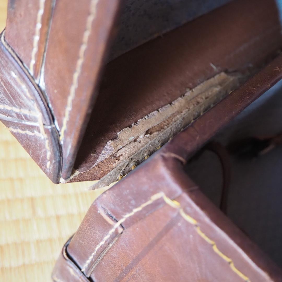 革トランク　昭和レトロ　レザー　皮革　ヴィンテージ
