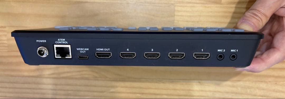 現状渡し価格　ATEM MINI 元箱、電源ケーブル、アダプター付き