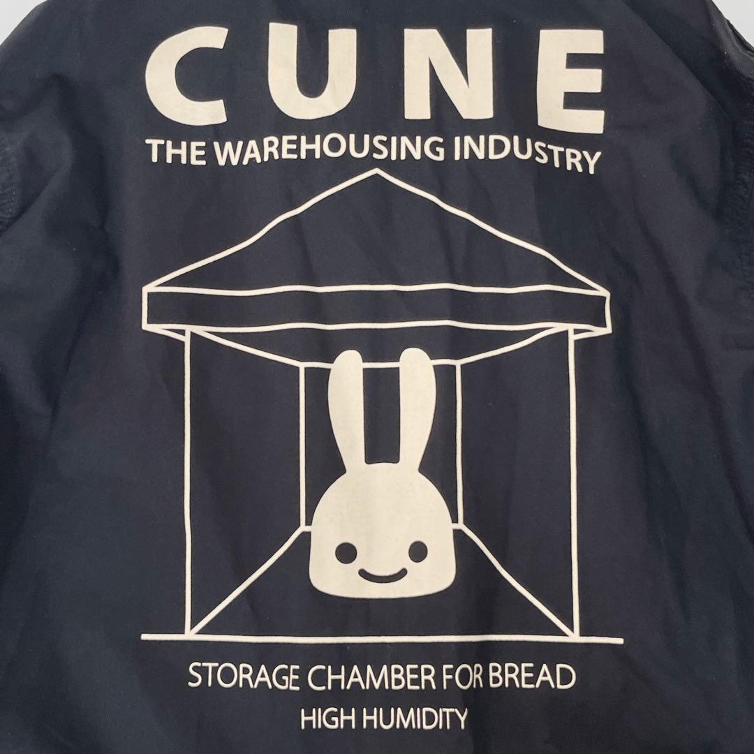 CUNEキューン うさぎプリント つなぎ オールインワン ブラック 2