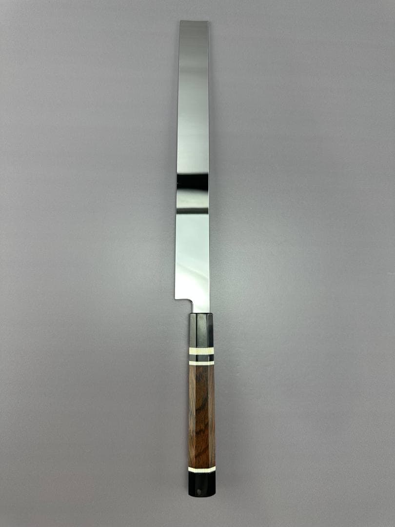 5641期間限定 ウルトラ鏡面仕上げ 蛸引き包丁 タコ引き 尺 黄檀八角柄