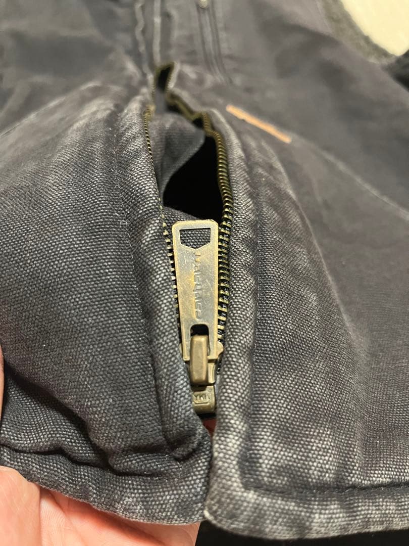 Carhartt カーハート ダックベスト 裏ボア ブラック USA 古着 人気