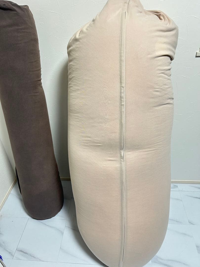 yoibo max Yogibo roll max ヨギボーベージュ、ブラウン