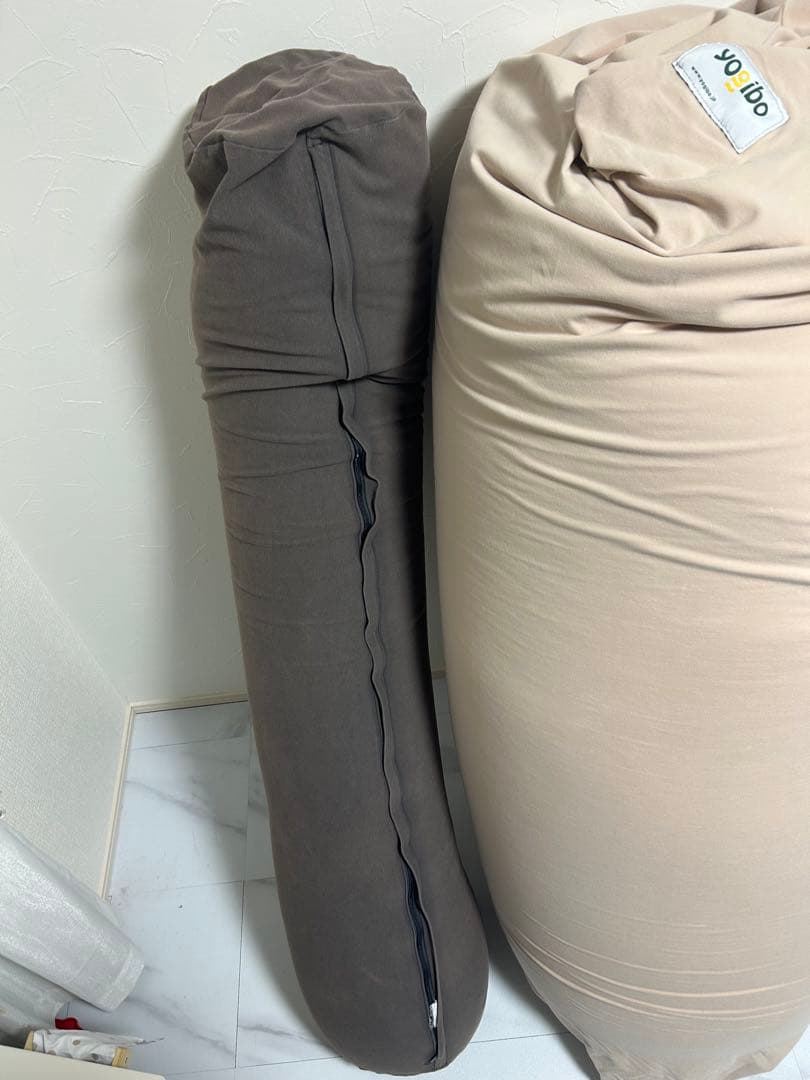 yoibo max Yogibo roll max ヨギボーベージュ、ブラウン