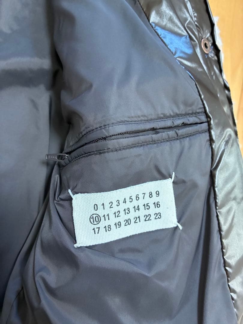 Maison Martin Margiela ダークブラウンナイロンジャケット