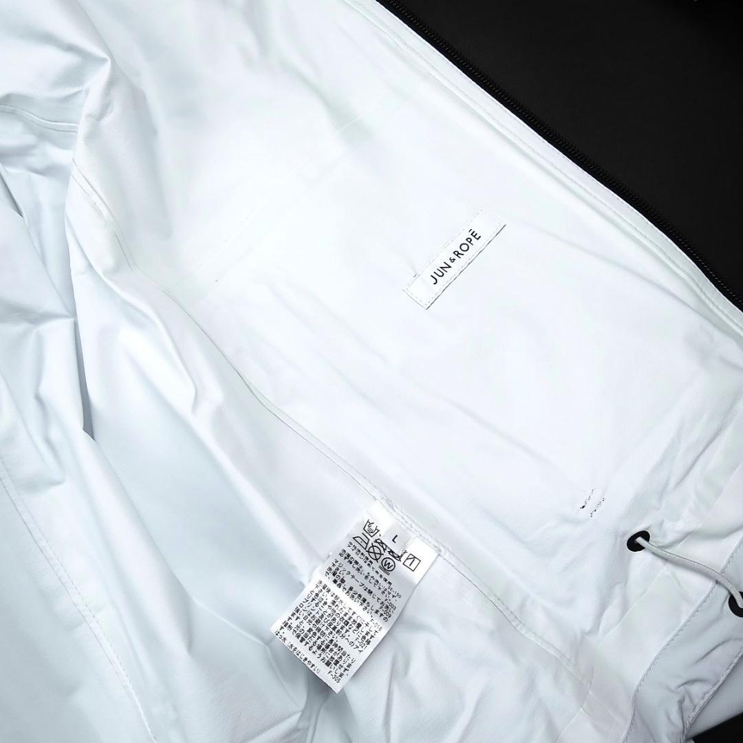 JUN&ROPE 【防水】【透湿】【耐水】ゴルフ レインウェア L ライトグレー