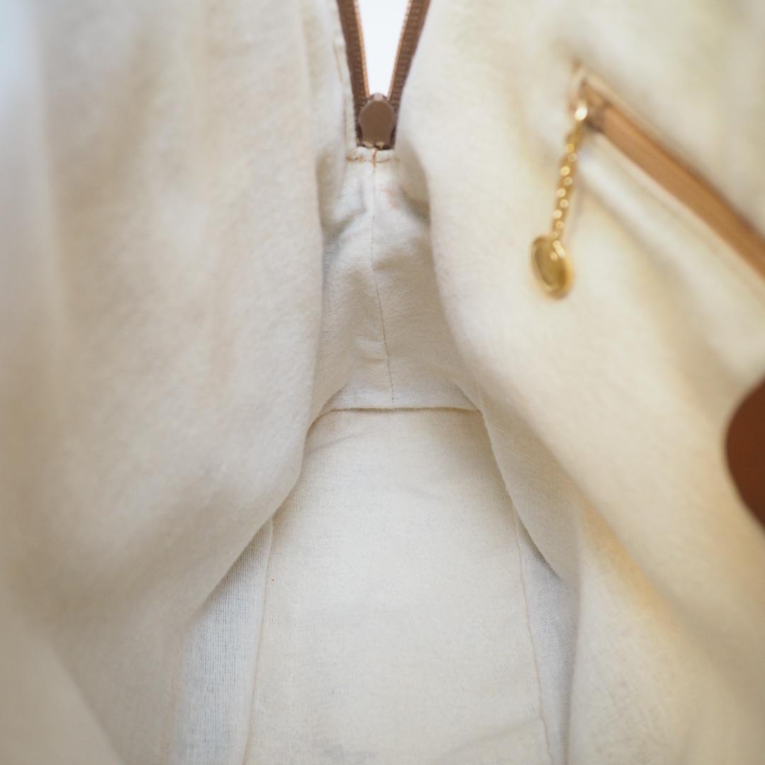 グッチ ヴィンテージ バンブー 2Way バッグ ブラウン