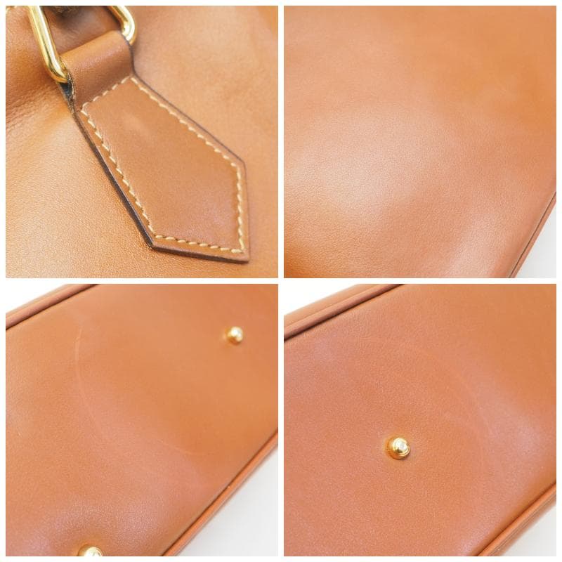 グッチ ヴィンテージ バンブー 2Way バッグ ブラウン