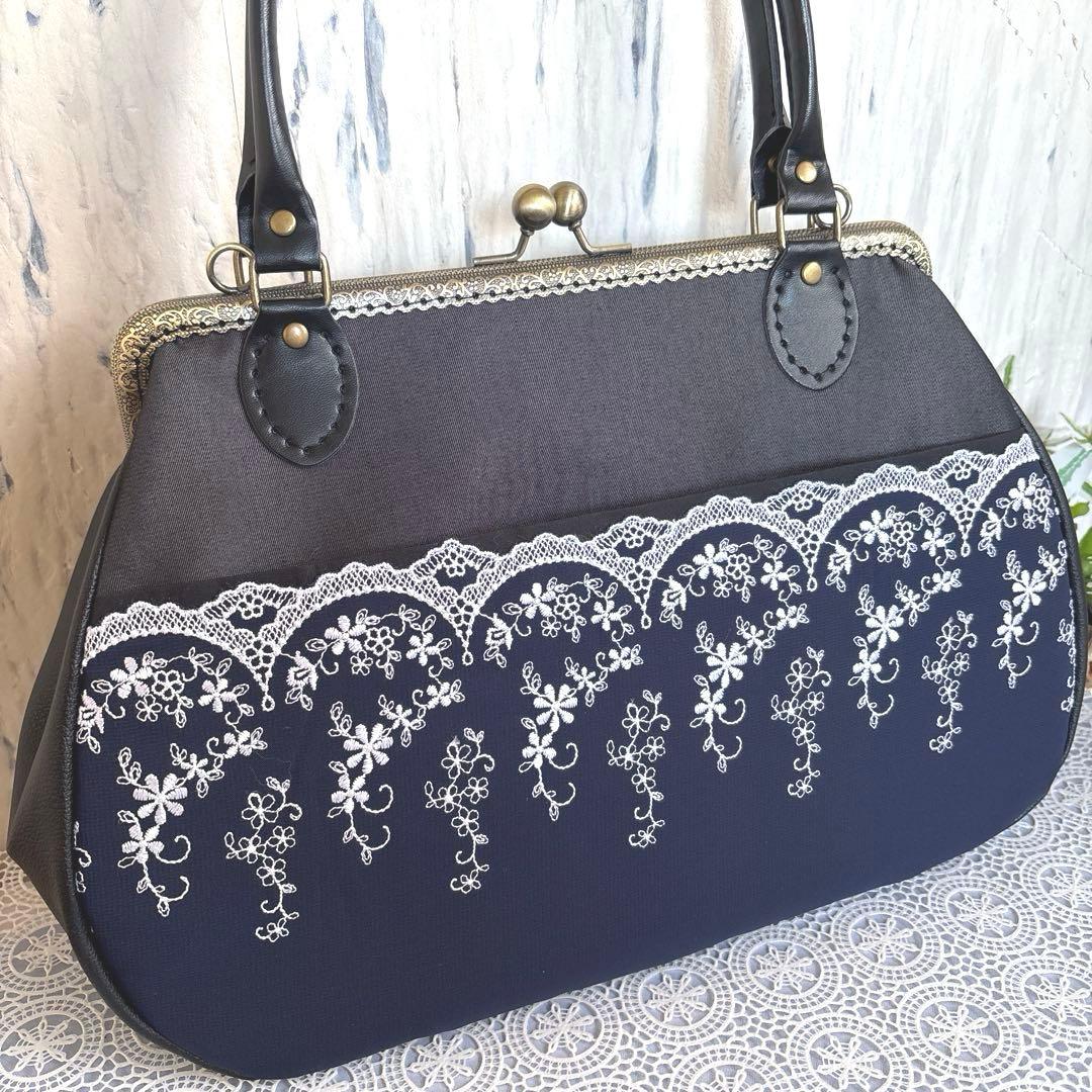 Kakimi　がま口バッグ・あおりがま口バッグ　ハンドメイド