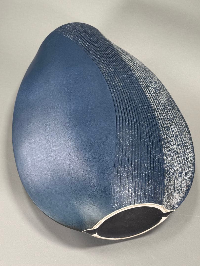 池坊　いけばな　古流　龍生派　小林正明　陶花器　華道具　花瓶　高さ41cm