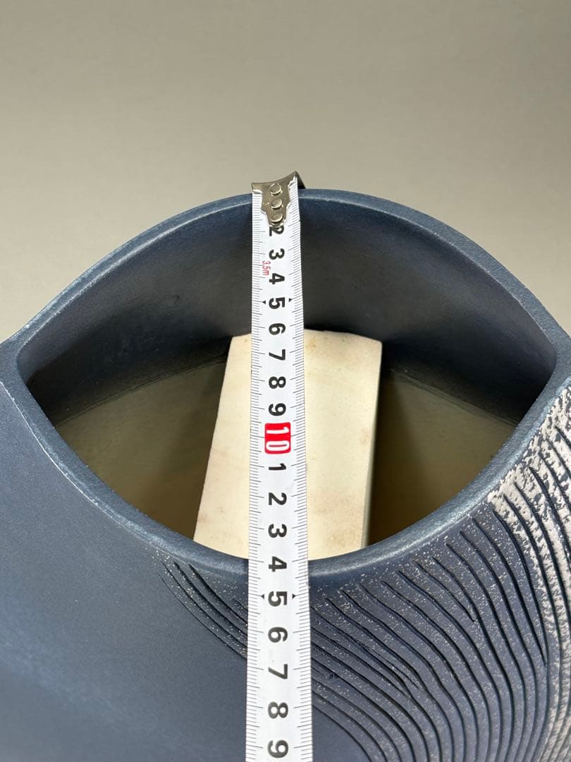 池坊　いけばな　古流　龍生派　小林正明　陶花器　華道具　花瓶　高さ41cm