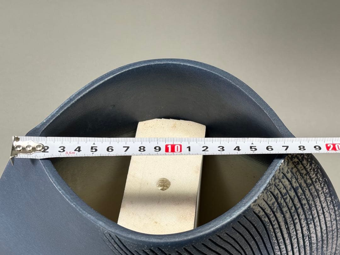 池坊　いけばな　古流　龍生派　小林正明　陶花器　華道具　花瓶　高さ41cm