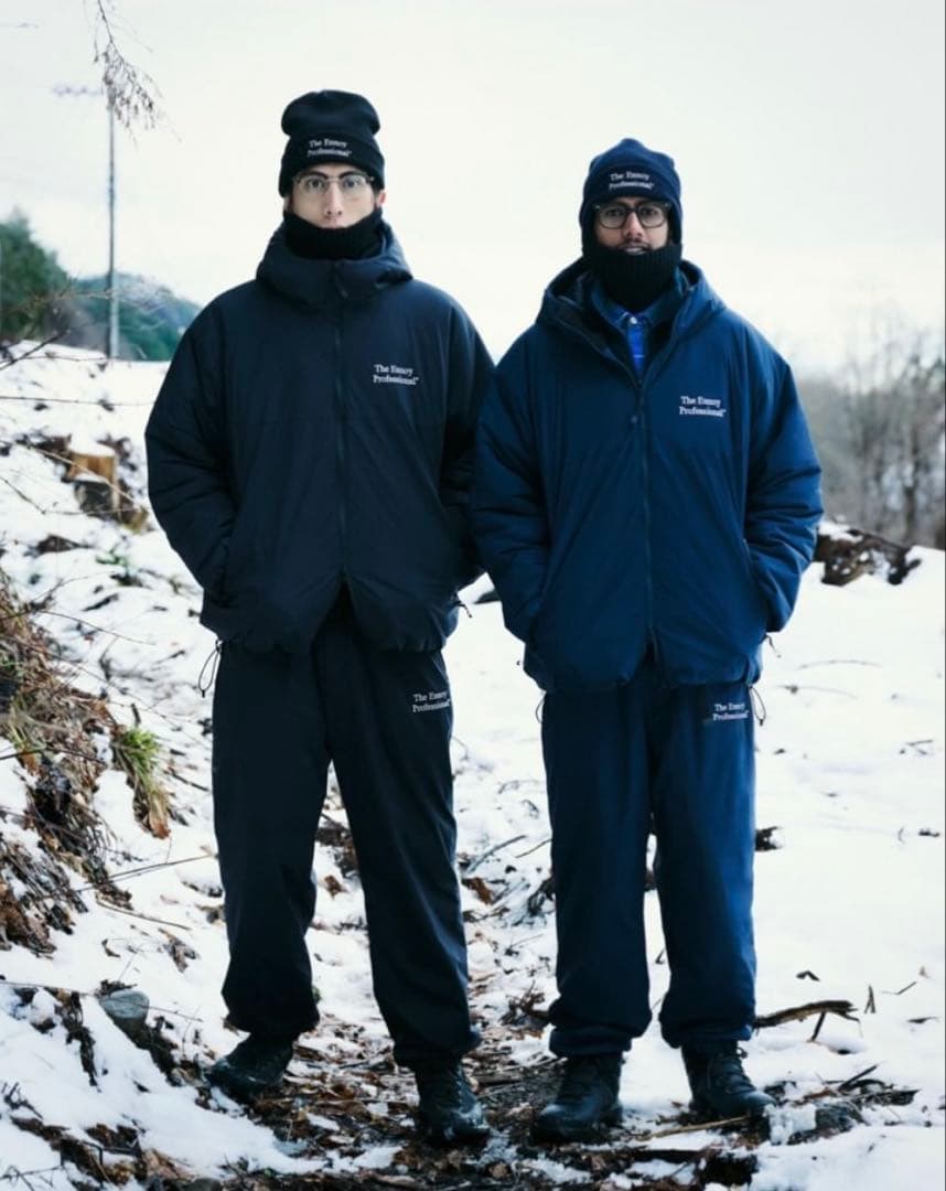 ジャケット・アウター ENNOY PADDED NYLON SET UP (BLACK)