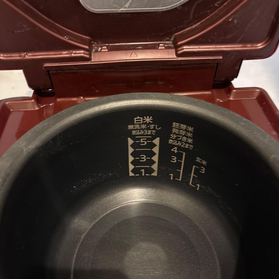IH炊飯器 レッド 5合