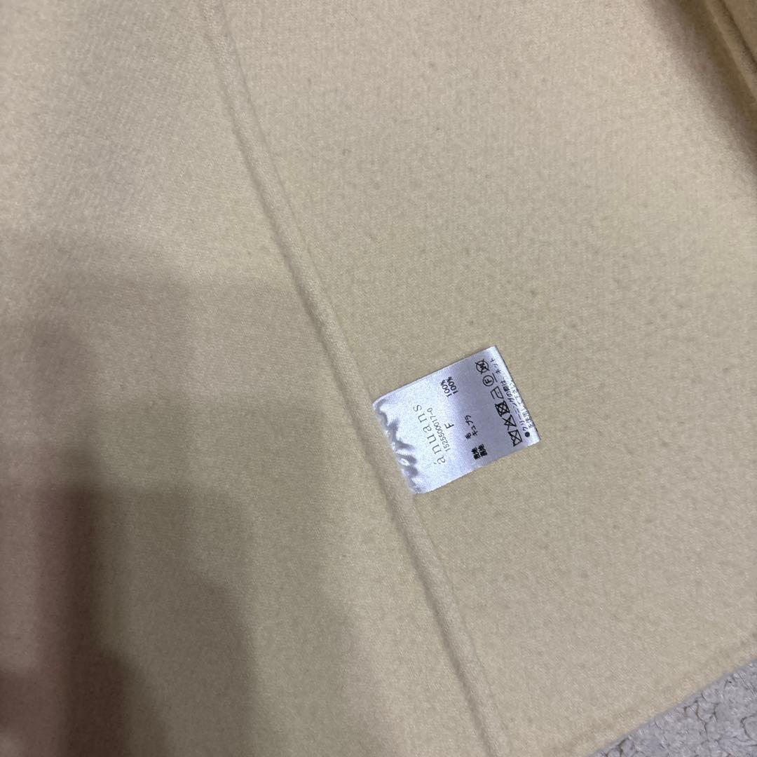 アニュアンスコート2024ベルト、ストールつき