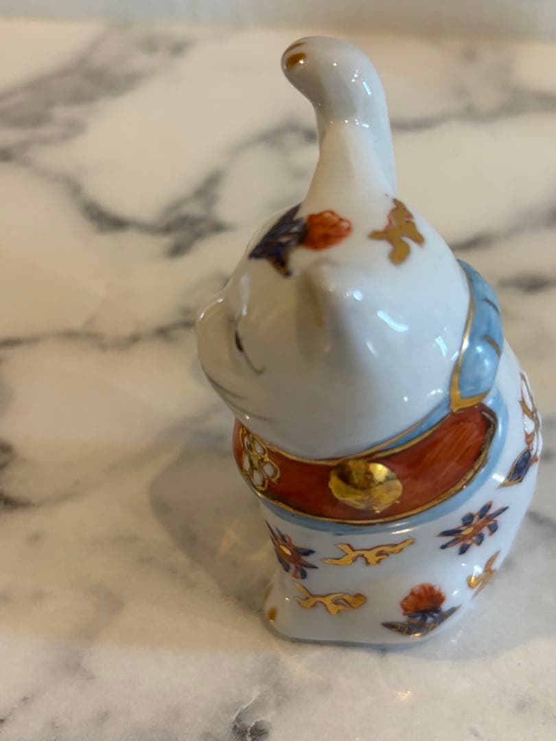 伊万里焼？ 招き猫　2体セット　美品