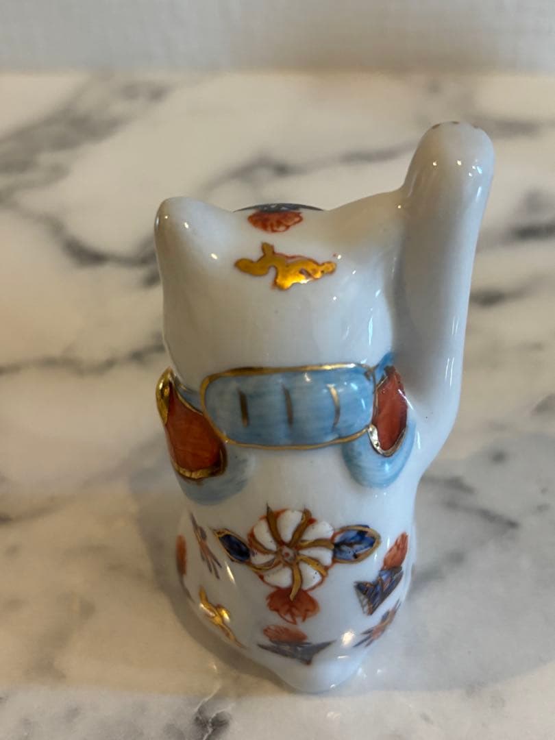 伊万里焼？ 招き猫　2体セット　美品