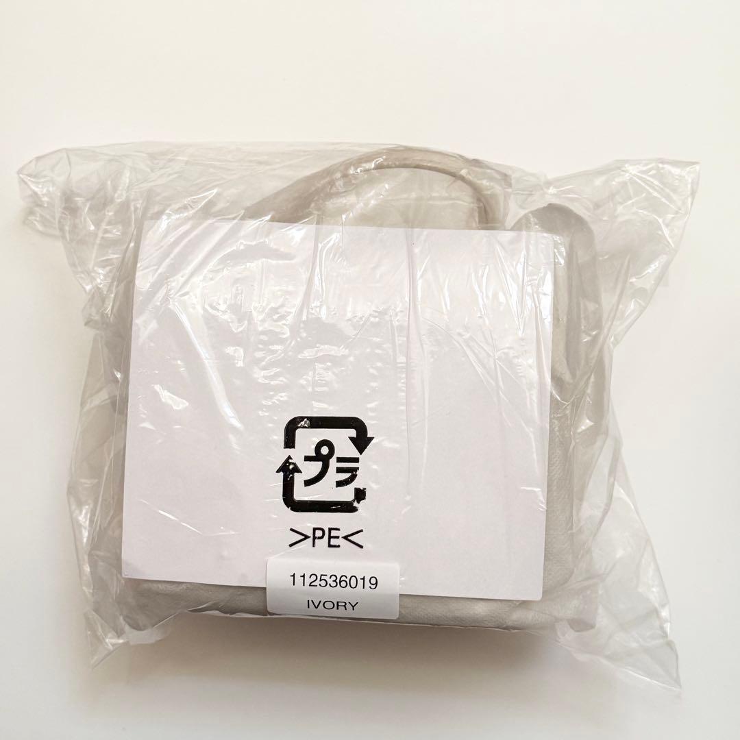 Darich キルティングパールスクエアミニバッグ ゴールドパーツ アイボリー