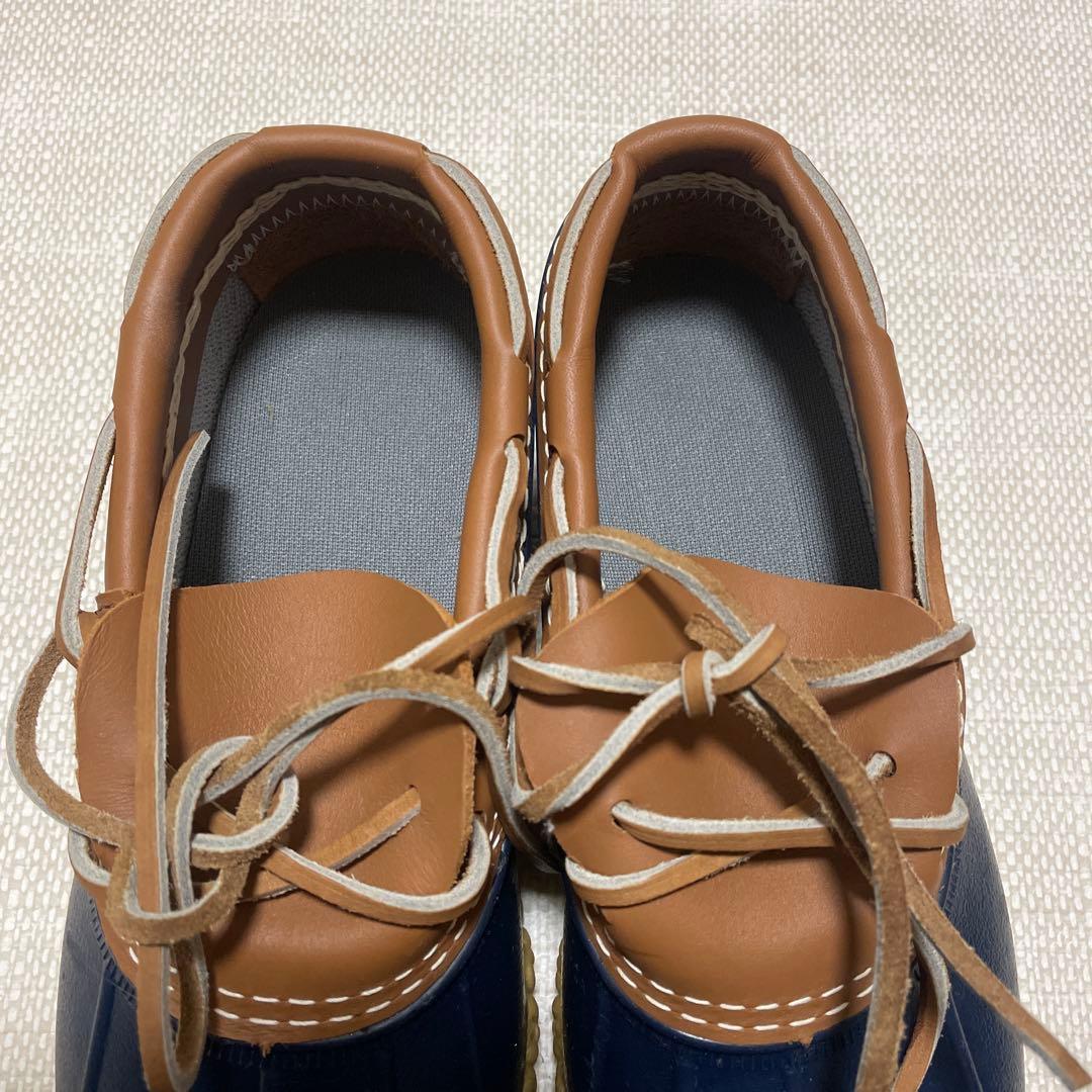 [極美品]L.L.BEAN BEAN BOOTS ビーンブーツ モック 紺茶色