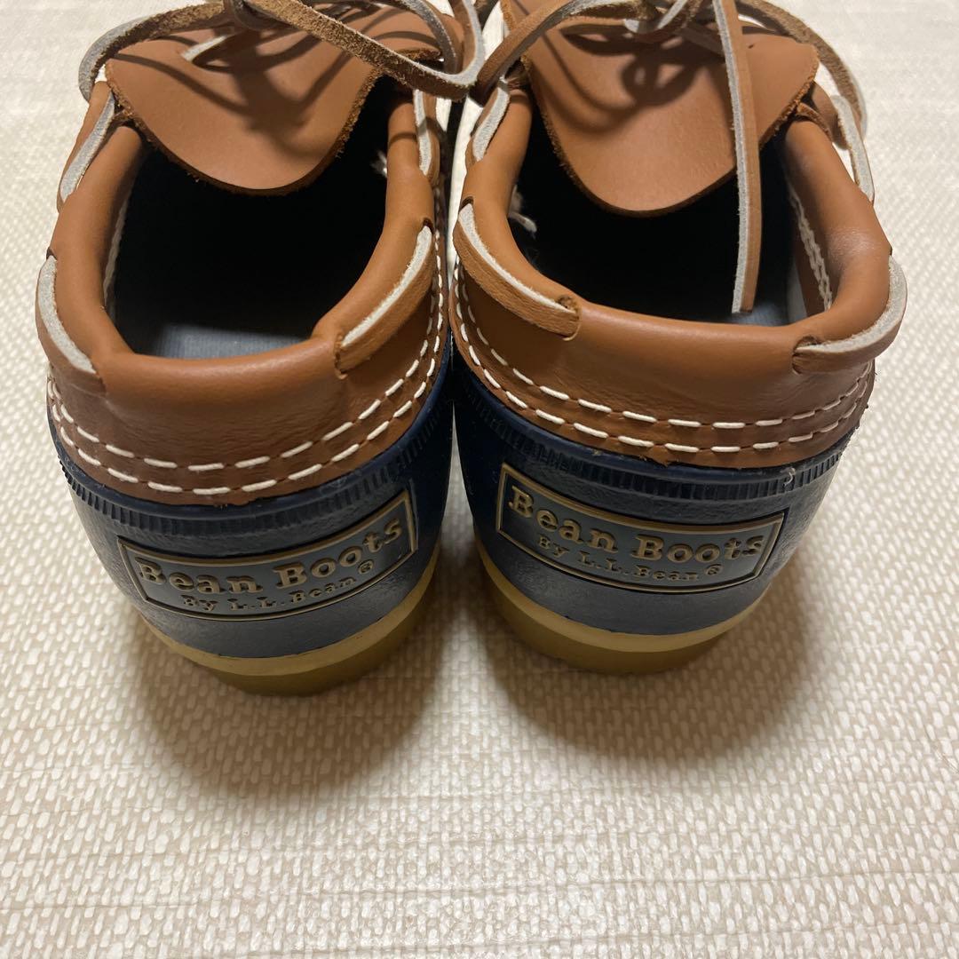 [極美品]L.L.BEAN BEAN BOOTS ビーンブーツ モック 紺茶色