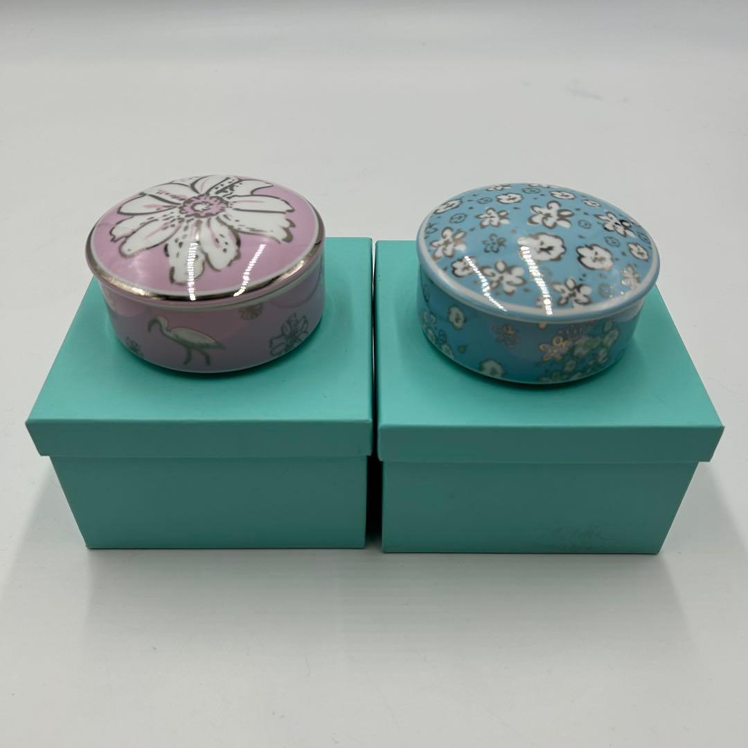 未使用　ティファニー 小物入れ 2個　ボンボニエール TIFFANY&Co.