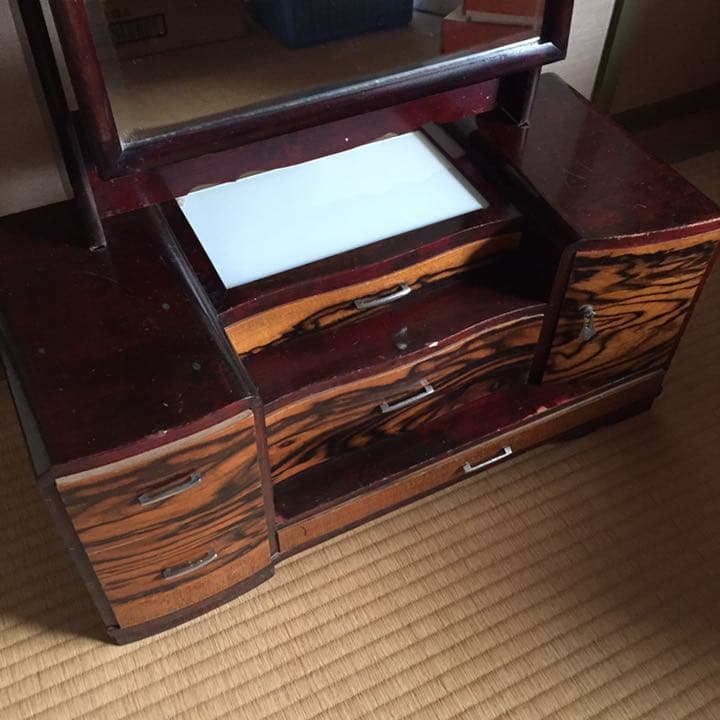 鏡台/昭和/レトロ/アンティーク/ヴィンテージ/木製