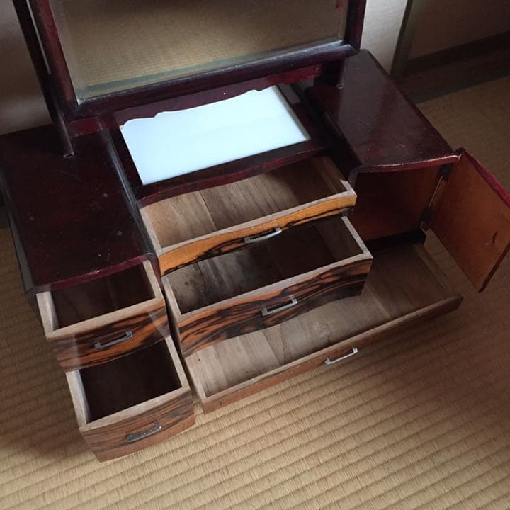 鏡台/昭和/レトロ/アンティーク/ヴィンテージ/木製