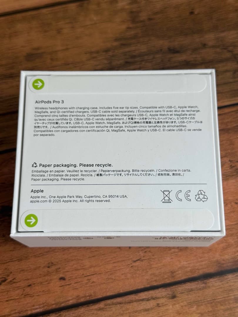 Apple AirPods Pro 3 MFHP4J/A アップル ワイヤレス