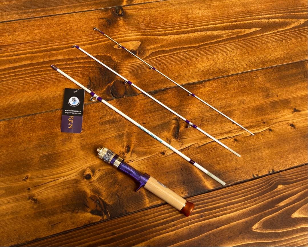 超軽量　トラウトロッド　4ft6inch グラスロッド　渓流釣り　パックロッド