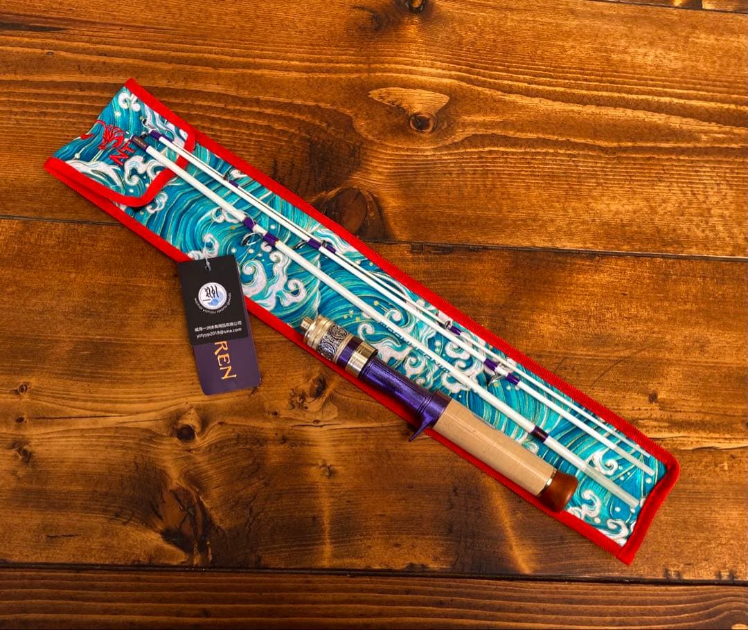 超軽量　トラウトロッド　4ft6inch グラスロッド　渓流釣り　パックロッド