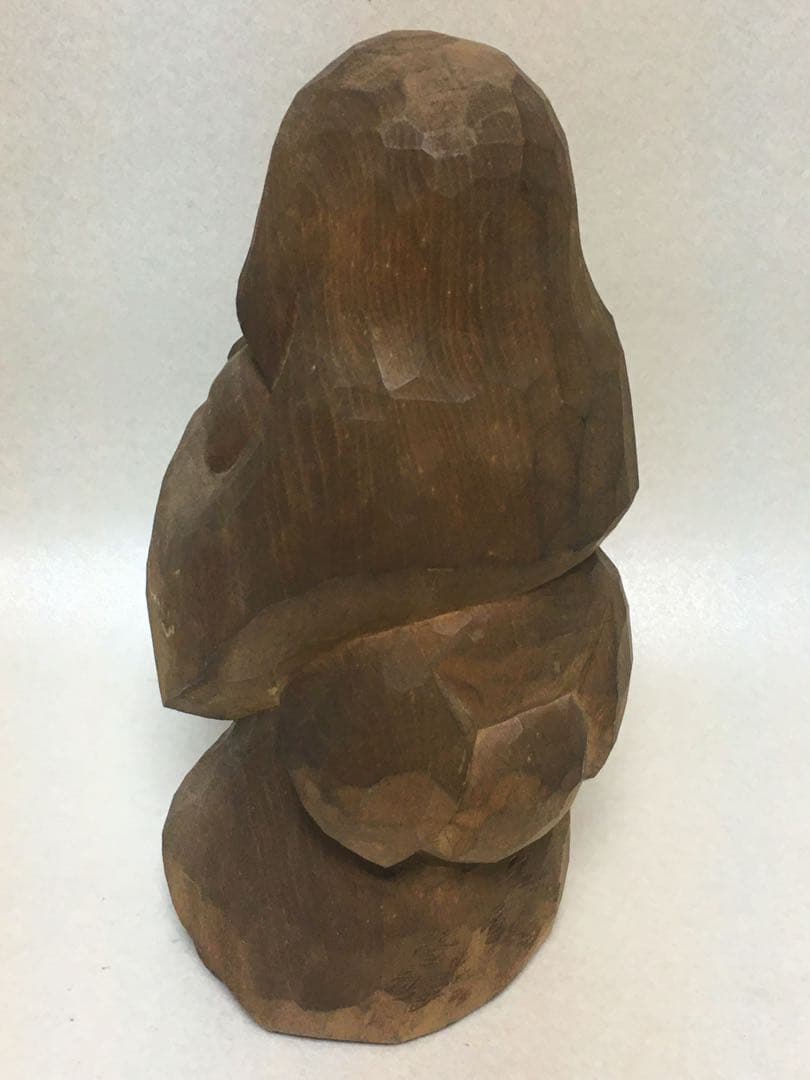 アイヌ民芸品 木彫り 阿寒湖 コロポックル