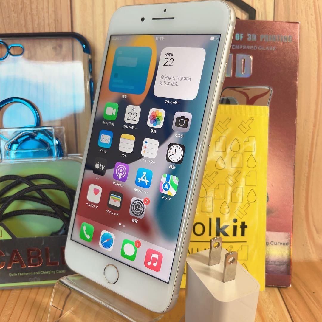 SIMフリー 本体 iPhone 8 Plus 256 GB シルバー 163