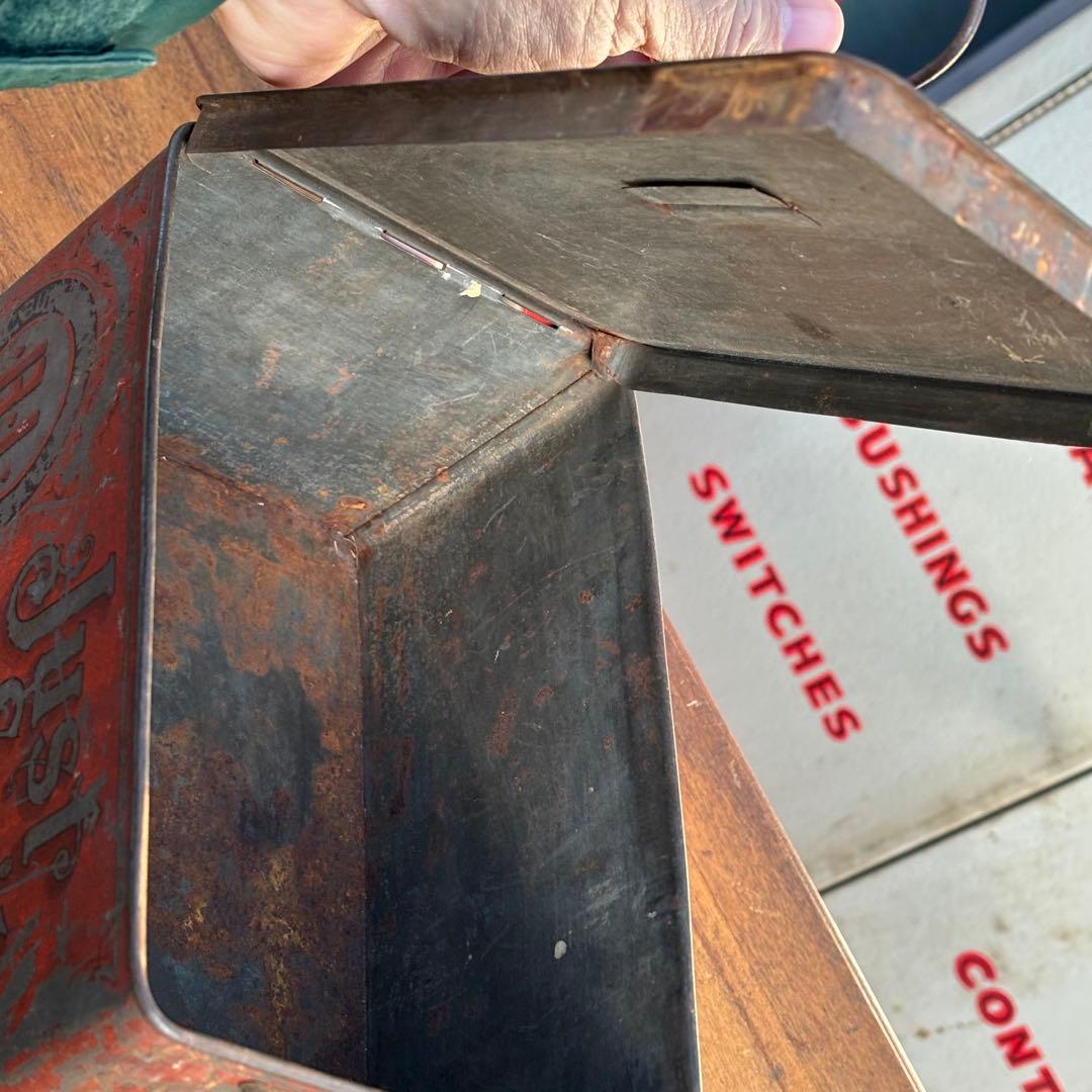 USA Antique NEWYORK BUCHANAN&LYALL TIN缶