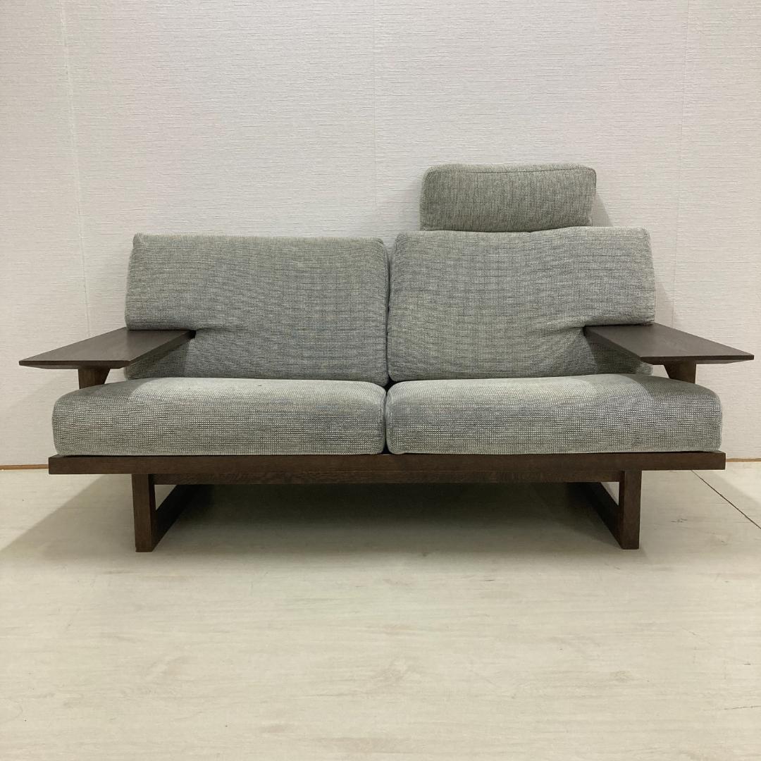 【カリモク】2人掛けソファ　WU47　無垢材　オーク材