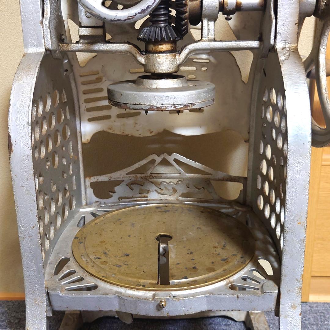 【動作品】 ペンギン 手動式かき氷機 Pengin 替刃付き 昭和 レトロ