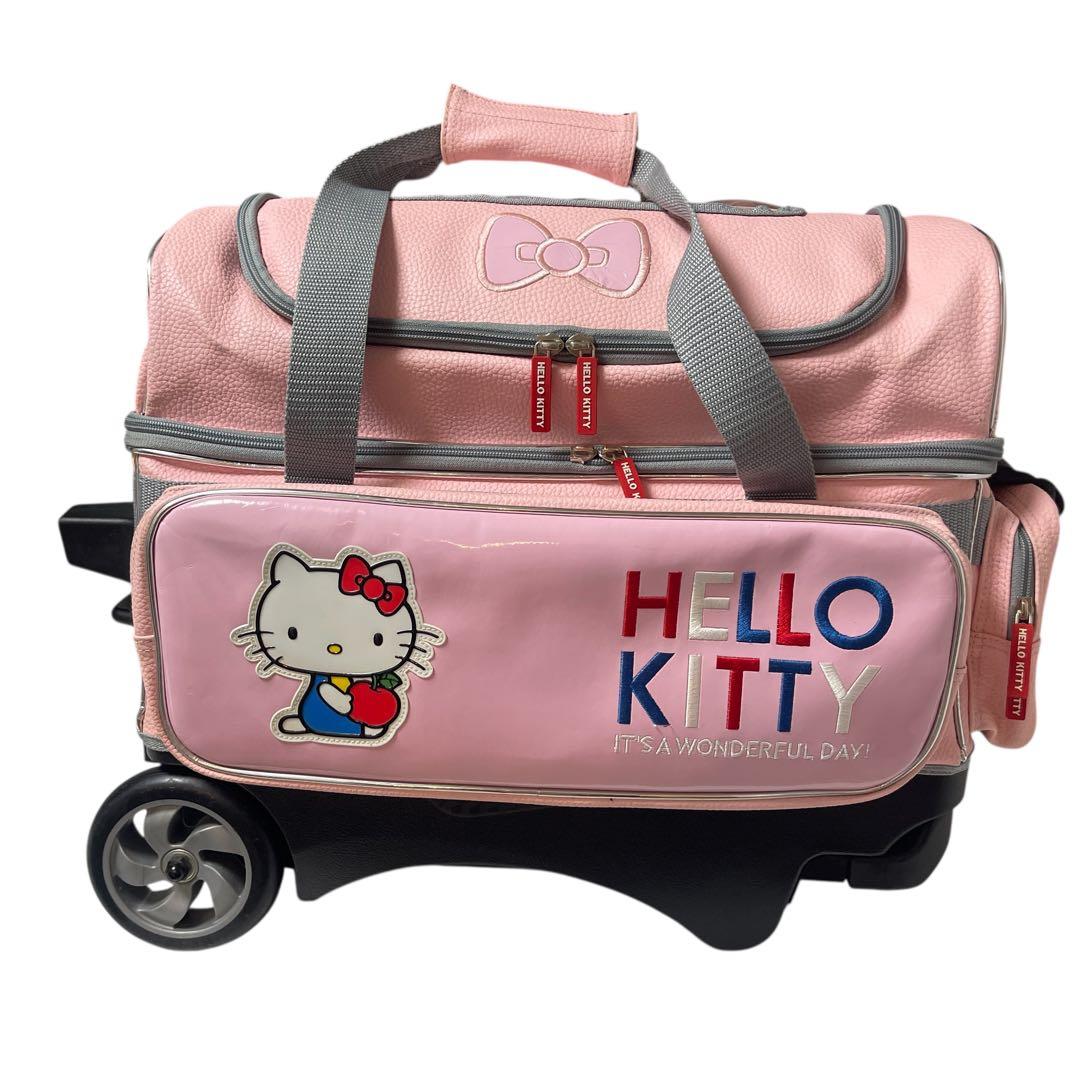 ハローキティ　ボーリングキャリーバッグ　ピンク