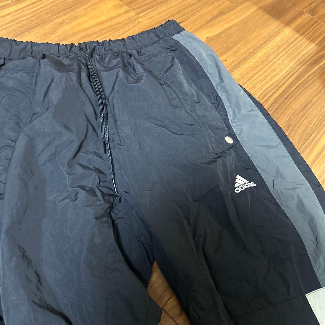 人気　レア　常田着用　アディダス　セットアップ　上下　L ナイロン　ブラック