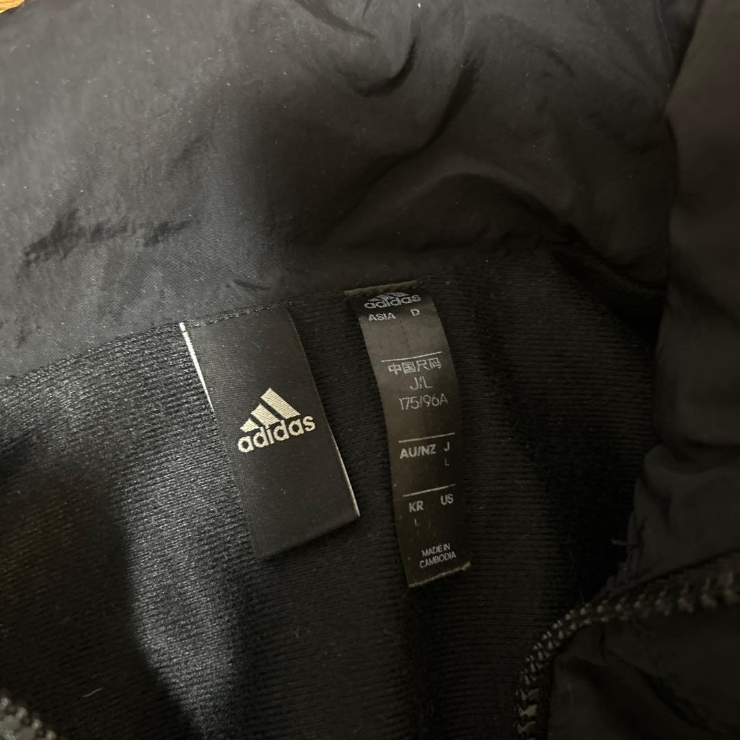 人気　レア　常田着用　アディダス　セットアップ　上下　L ナイロン　ブラック