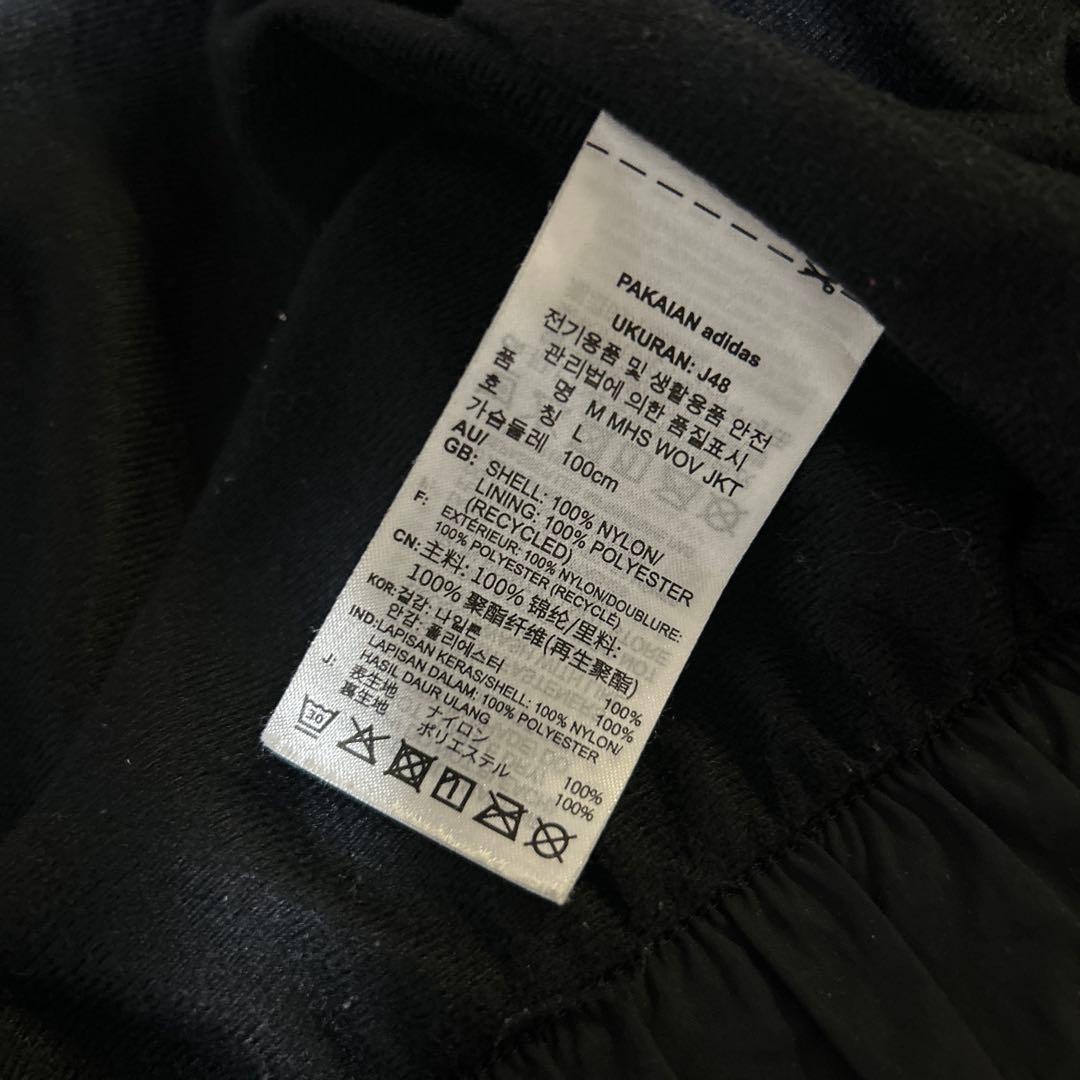 人気　レア　常田着用　アディダス　セットアップ　上下　L ナイロン　ブラック